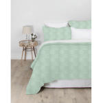 Bed cover euro CUBE MINT - image-0